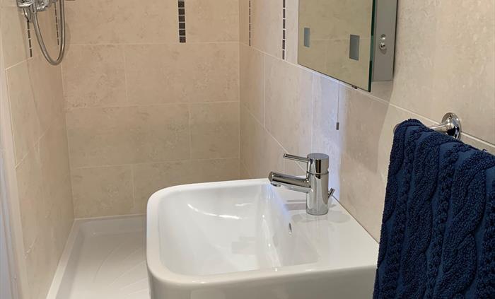 All three suites have private toilet, hand basin and shower.